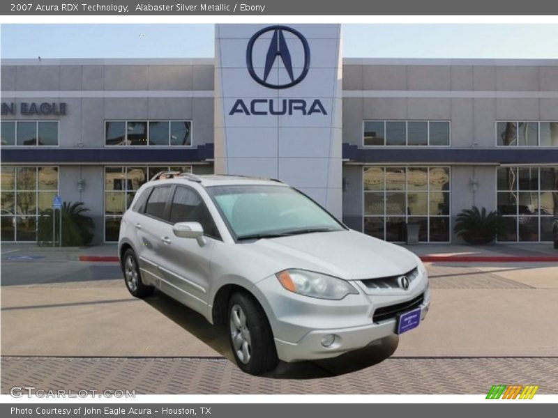 Alabaster Silver Metallic / Ebony 2007 Acura RDX Technology