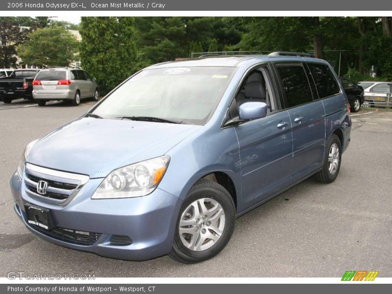 Ocean Mist Metallic / Gray 2006 Honda Odyssey EX-L