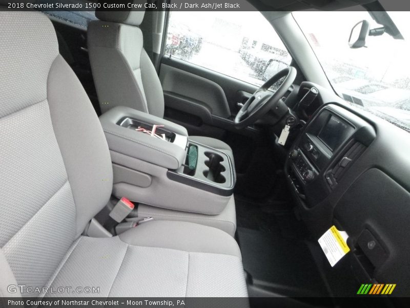 Black / Dark Ash/Jet Black 2018 Chevrolet Silverado 1500 Custom Crew Cab