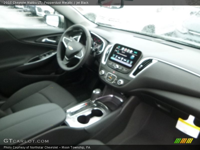 Pepperdust Metallic / Jet Black 2018 Chevrolet Malibu LT