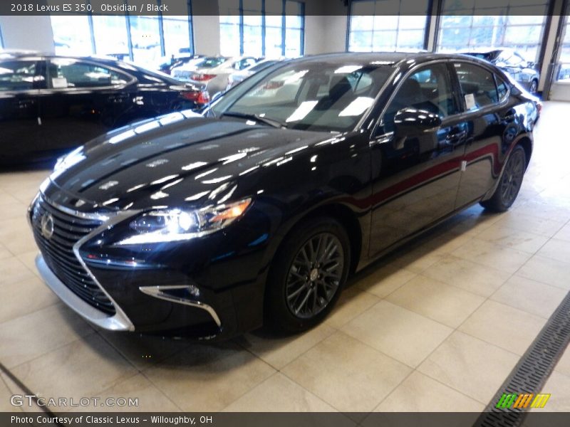 Obsidian / Black 2018 Lexus ES 350