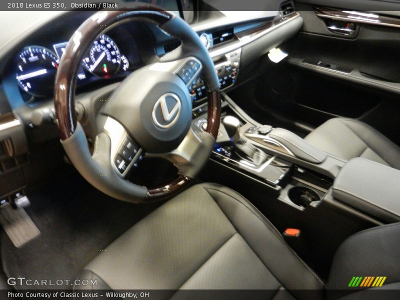 Obsidian / Black 2018 Lexus ES 350