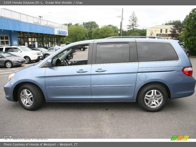 Ocean Mist Metallic / Gray 2006 Honda Odyssey EX-L