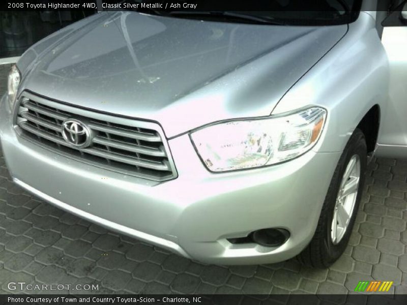 Classic Silver Metallic / Ash Gray 2008 Toyota Highlander 4WD