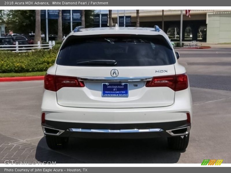 White Diamond Pearl / Parchment 2018 Acura MDX Advance