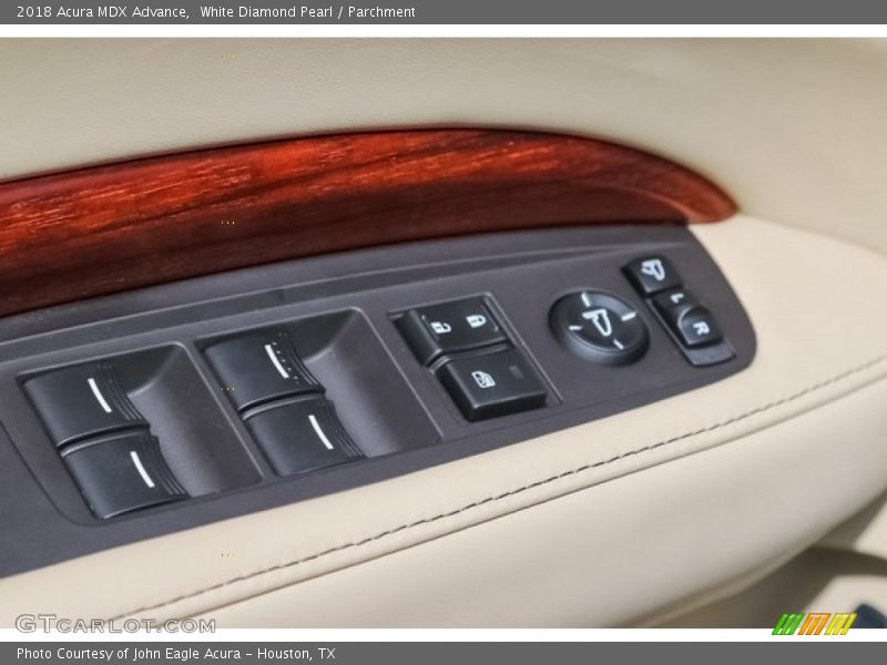 White Diamond Pearl / Parchment 2018 Acura MDX Advance