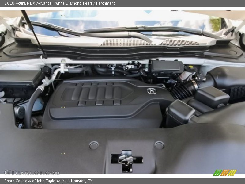 White Diamond Pearl / Parchment 2018 Acura MDX Advance