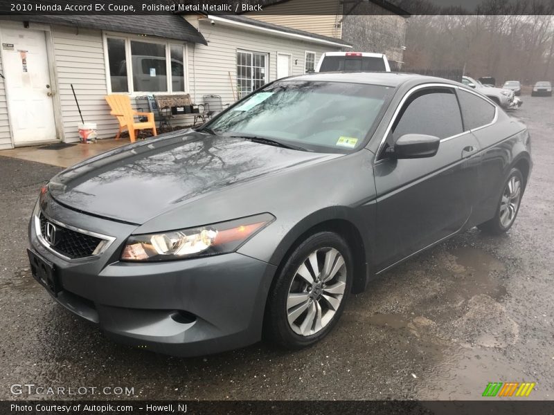 Polished Metal Metallic / Black 2010 Honda Accord EX Coupe