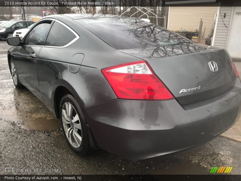 Polished Metal Metallic / Black 2010 Honda Accord EX Coupe