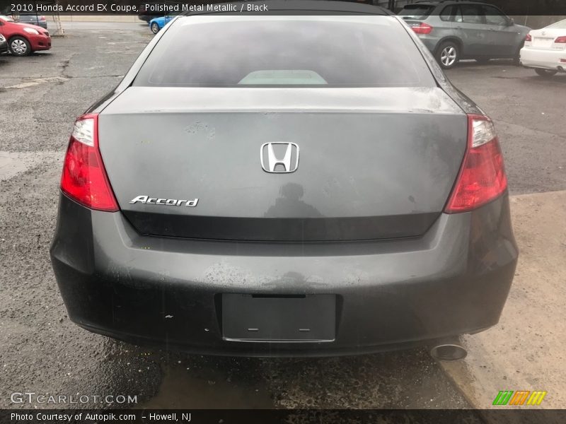 Polished Metal Metallic / Black 2010 Honda Accord EX Coupe