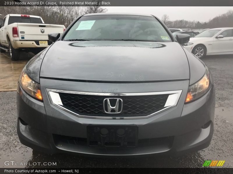 Polished Metal Metallic / Black 2010 Honda Accord EX Coupe