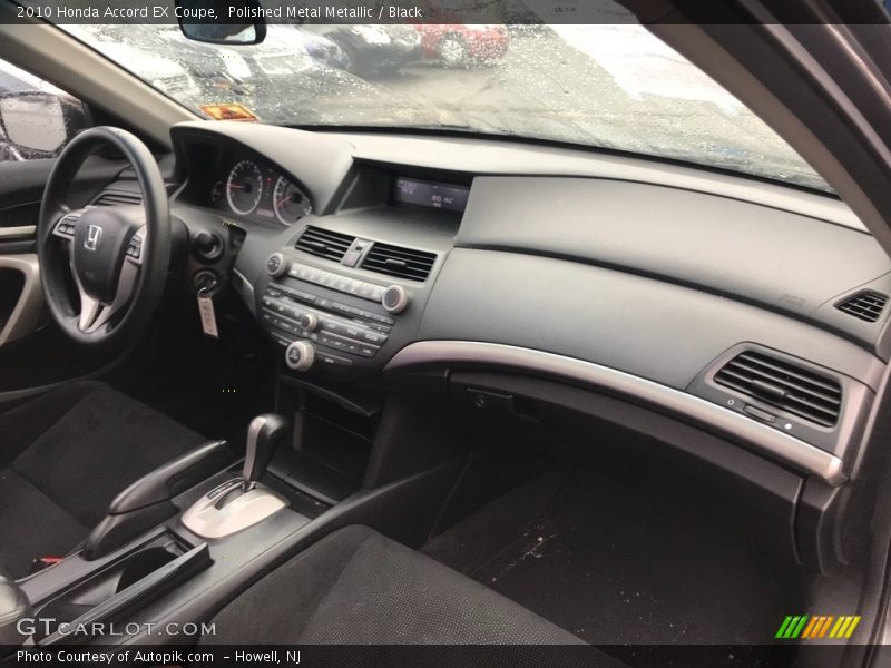 Polished Metal Metallic / Black 2010 Honda Accord EX Coupe