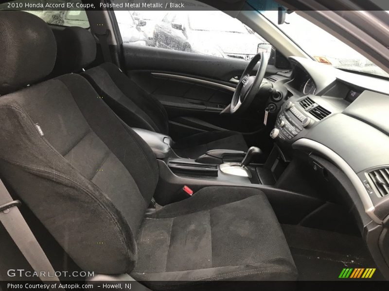 Polished Metal Metallic / Black 2010 Honda Accord EX Coupe