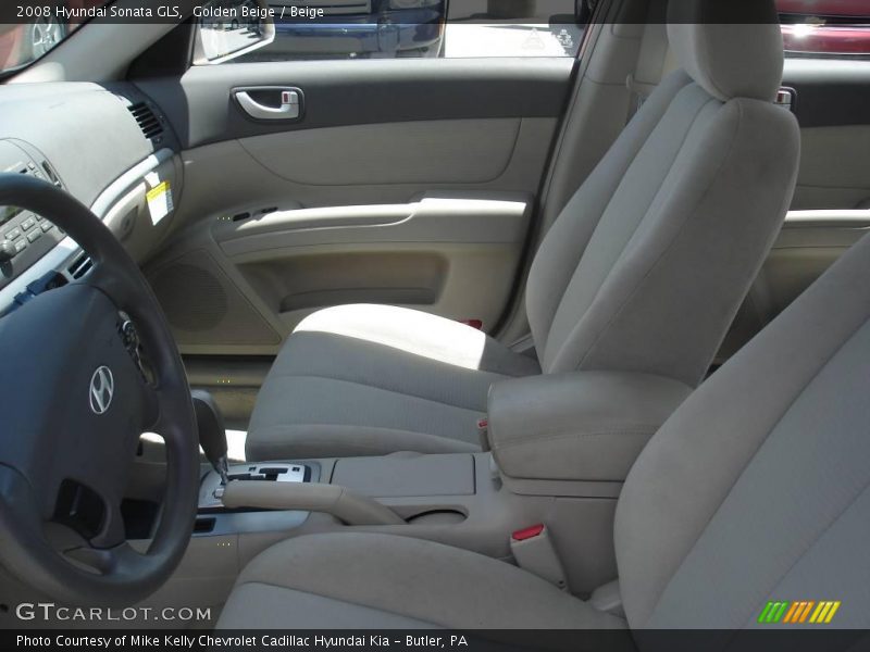 Golden Beige / Beige 2008 Hyundai Sonata GLS