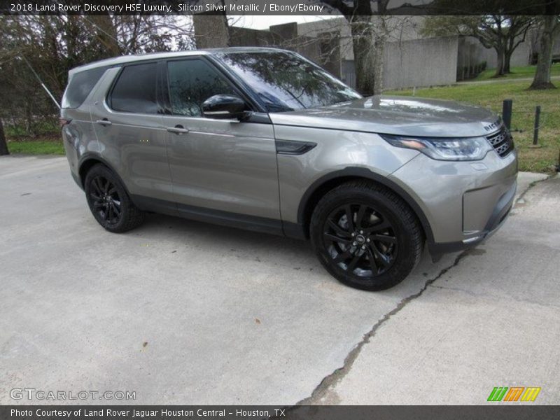 Silicon Silver Metallic / Ebony/Ebony 2018 Land Rover Discovery HSE Luxury