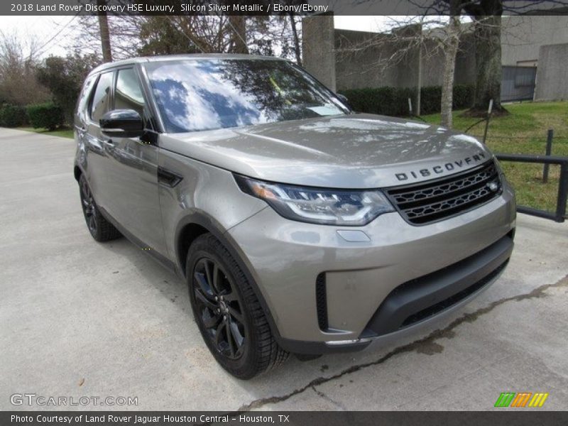 Silicon Silver Metallic / Ebony/Ebony 2018 Land Rover Discovery HSE Luxury