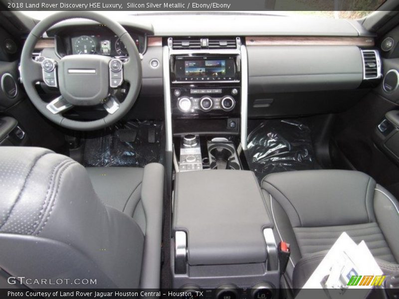 Silicon Silver Metallic / Ebony/Ebony 2018 Land Rover Discovery HSE Luxury