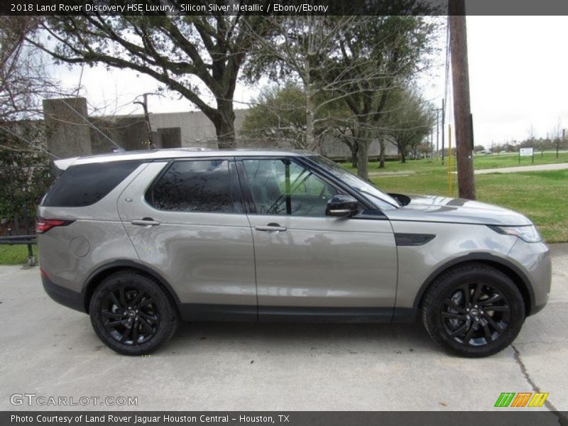 Silicon Silver Metallic / Ebony/Ebony 2018 Land Rover Discovery HSE Luxury