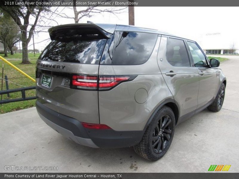 Silicon Silver Metallic / Ebony/Ebony 2018 Land Rover Discovery HSE Luxury