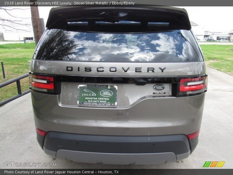 Silicon Silver Metallic / Ebony/Ebony 2018 Land Rover Discovery HSE Luxury
