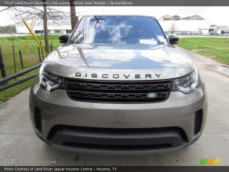 Silicon Silver Metallic / Ebony/Ebony 2018 Land Rover Discovery HSE Luxury