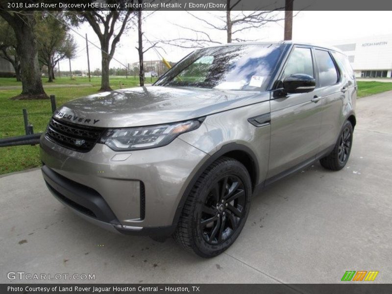 Silicon Silver Metallic / Ebony/Ebony 2018 Land Rover Discovery HSE Luxury