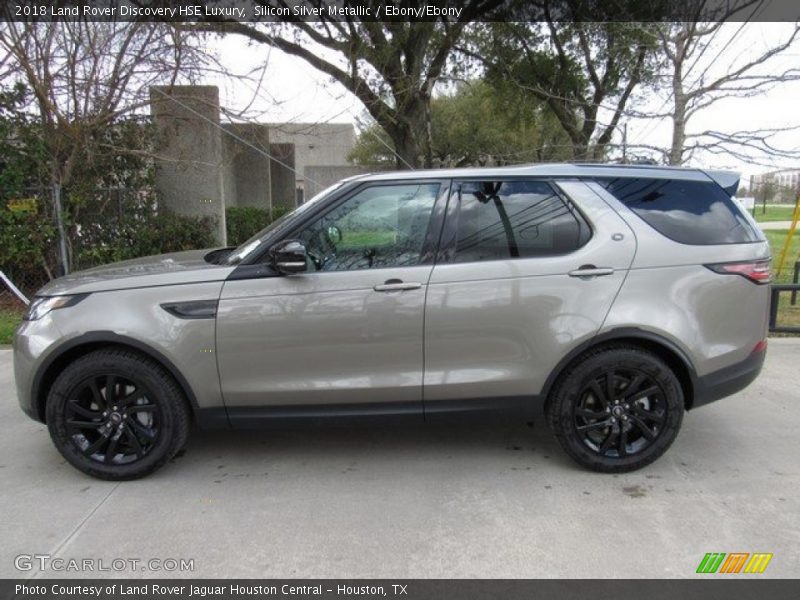 Silicon Silver Metallic / Ebony/Ebony 2018 Land Rover Discovery HSE Luxury