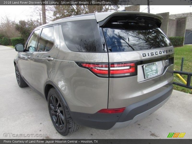 Silicon Silver Metallic / Ebony/Ebony 2018 Land Rover Discovery HSE Luxury
