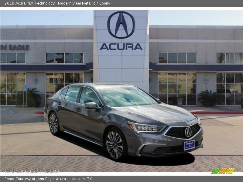 Modern Steel Metallic / Ebony 2018 Acura RLX Technology