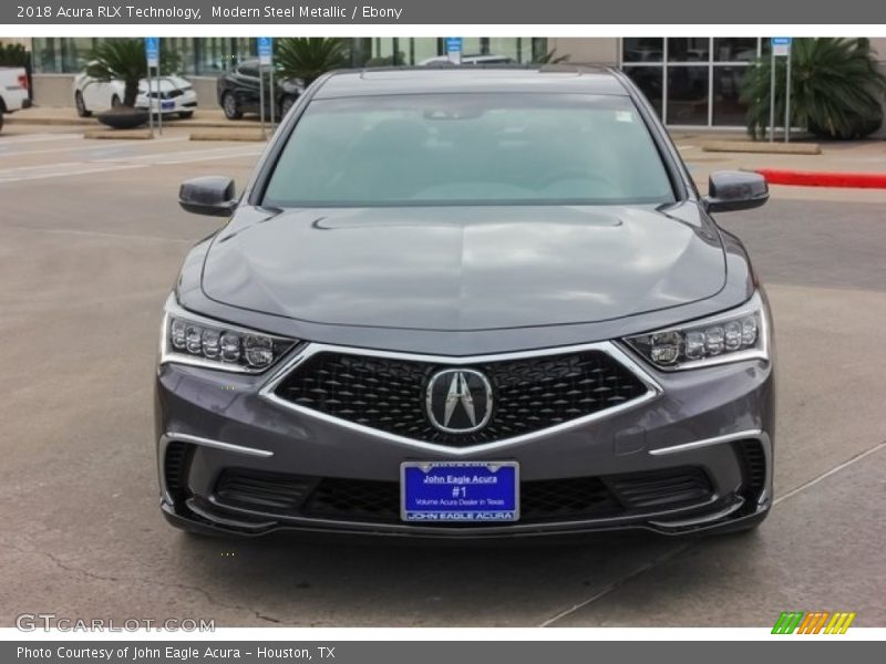 Modern Steel Metallic / Ebony 2018 Acura RLX Technology