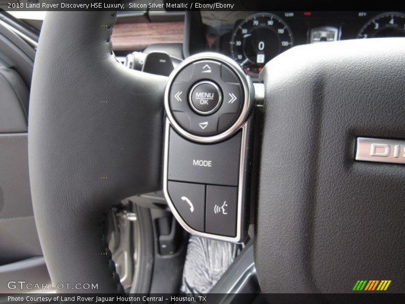 Silicon Silver Metallic / Ebony/Ebony 2018 Land Rover Discovery HSE Luxury