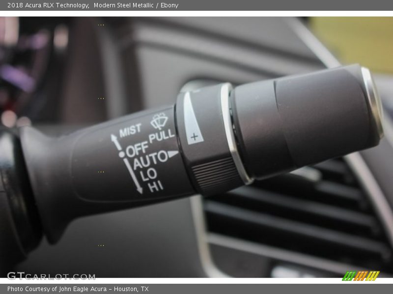 Modern Steel Metallic / Ebony 2018 Acura RLX Technology