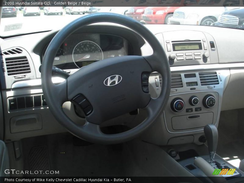 Golden Beige / Beige 2008 Hyundai Sonata GLS