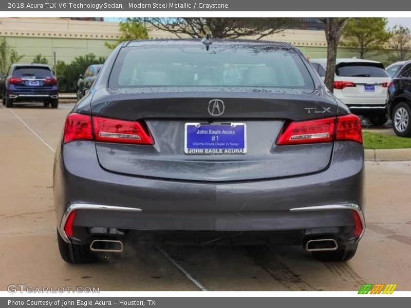 Modern Steel Metallic / Graystone 2018 Acura TLX V6 Technology Sedan