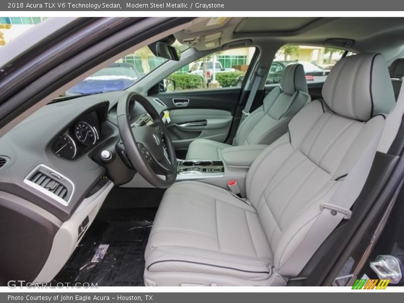 Modern Steel Metallic / Graystone 2018 Acura TLX V6 Technology Sedan