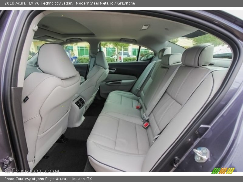 Modern Steel Metallic / Graystone 2018 Acura TLX V6 Technology Sedan