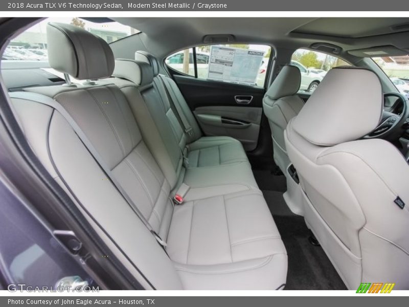 Modern Steel Metallic / Graystone 2018 Acura TLX V6 Technology Sedan