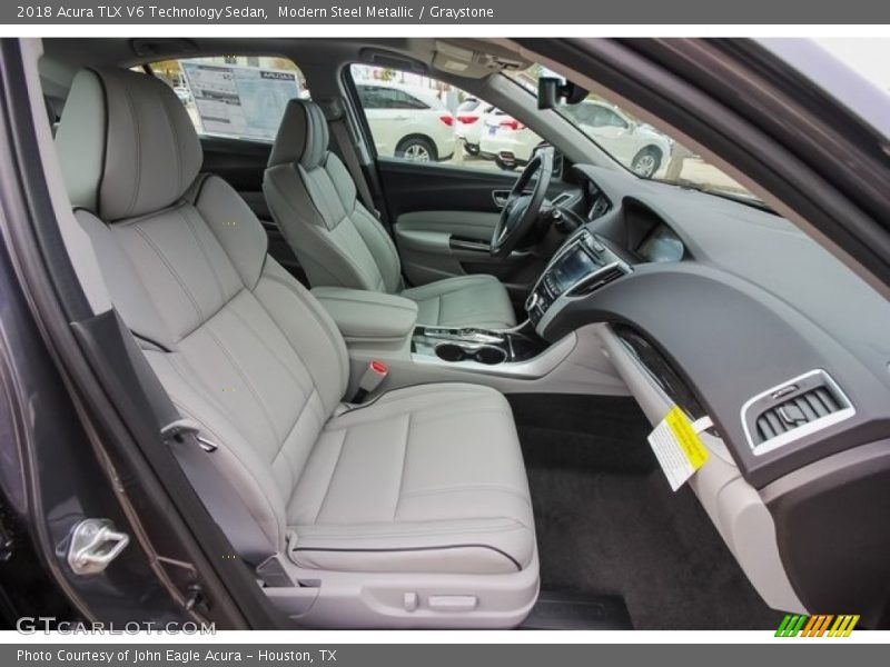Modern Steel Metallic / Graystone 2018 Acura TLX V6 Technology Sedan