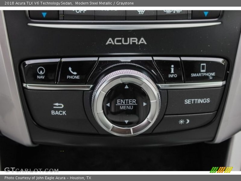 Modern Steel Metallic / Graystone 2018 Acura TLX V6 Technology Sedan