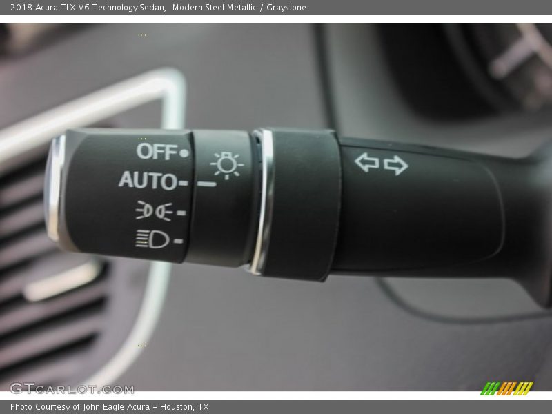 Modern Steel Metallic / Graystone 2018 Acura TLX V6 Technology Sedan