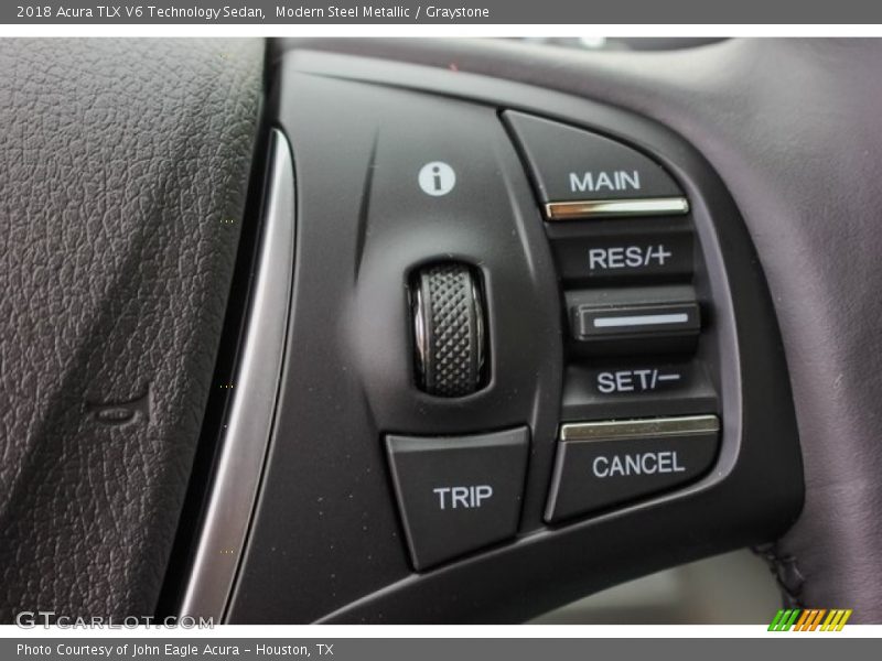 Modern Steel Metallic / Graystone 2018 Acura TLX V6 Technology Sedan