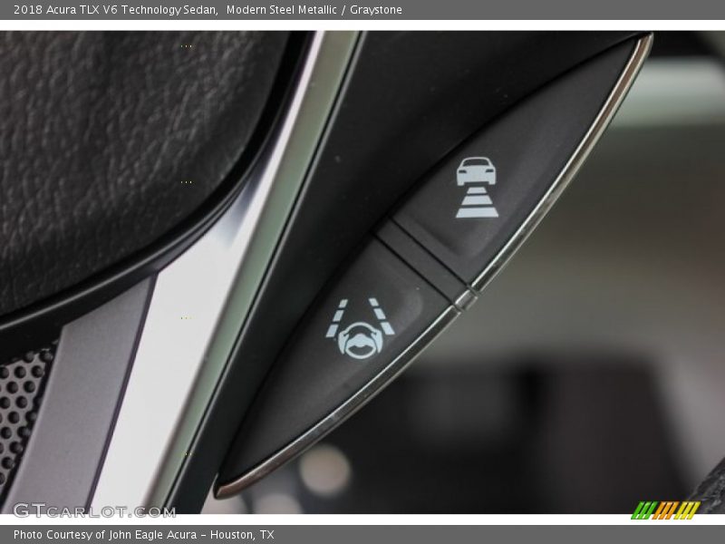 Modern Steel Metallic / Graystone 2018 Acura TLX V6 Technology Sedan