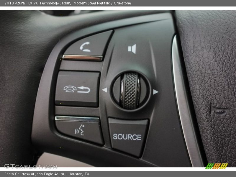 Modern Steel Metallic / Graystone 2018 Acura TLX V6 Technology Sedan
