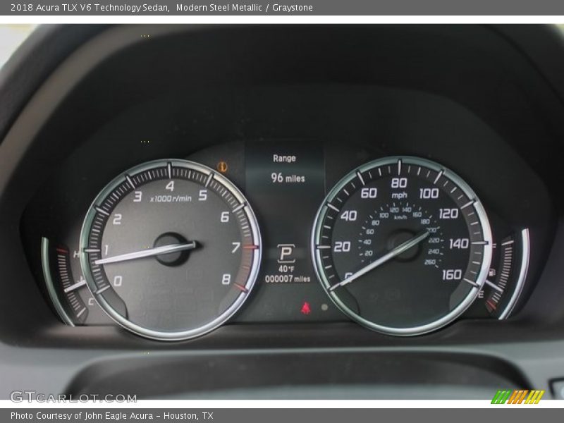 Modern Steel Metallic / Graystone 2018 Acura TLX V6 Technology Sedan