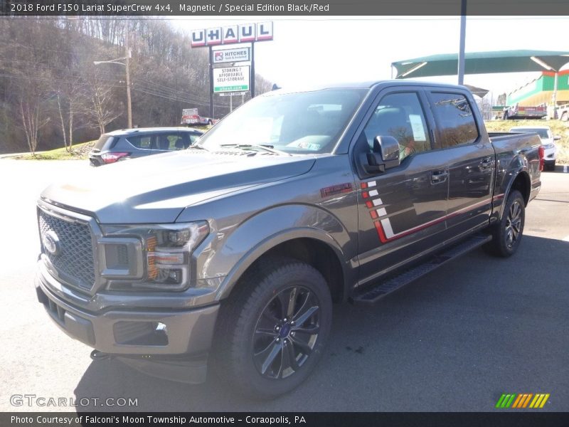 Magnetic / Special Edition Black/Red 2018 Ford F150 Lariat SuperCrew 4x4