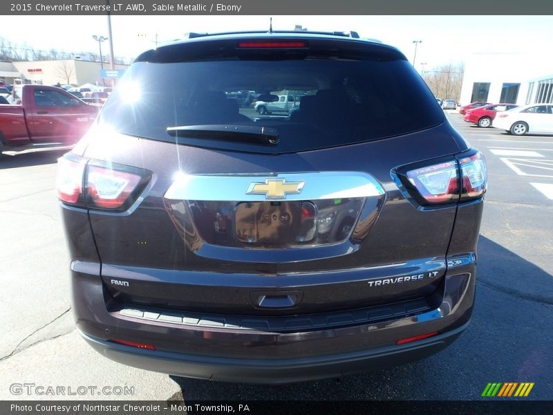 Sable Metallic / Ebony 2015 Chevrolet Traverse LT AWD