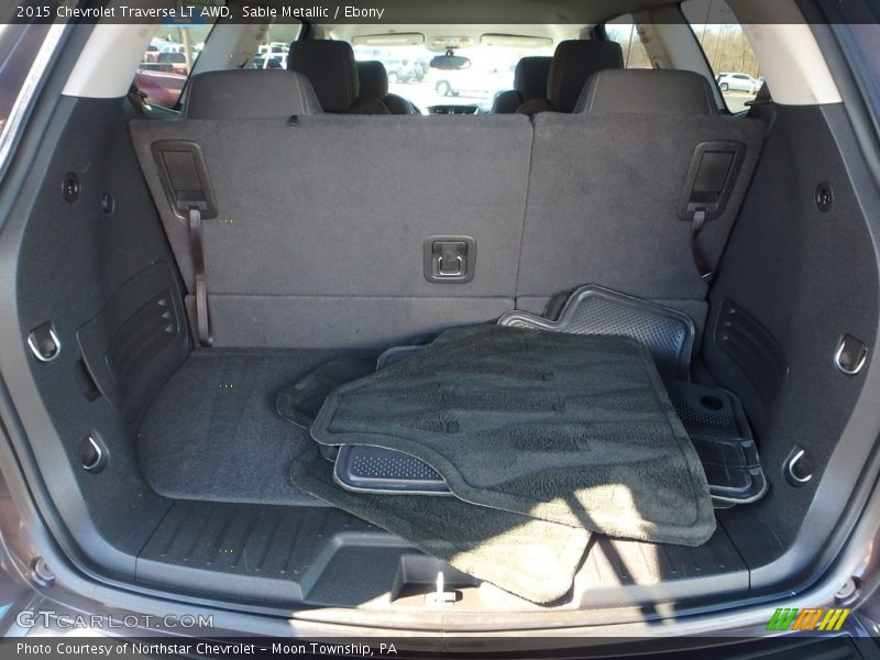 Sable Metallic / Ebony 2015 Chevrolet Traverse LT AWD