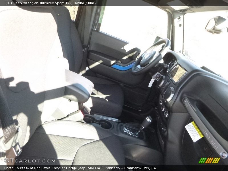 Rhino / Black 2018 Jeep Wrangler Unlimited Sport 4x4