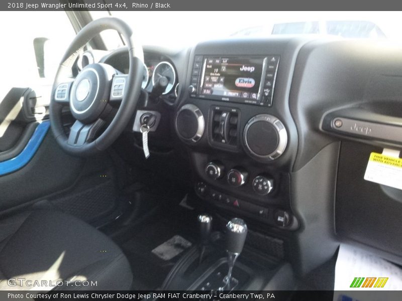 Rhino / Black 2018 Jeep Wrangler Unlimited Sport 4x4