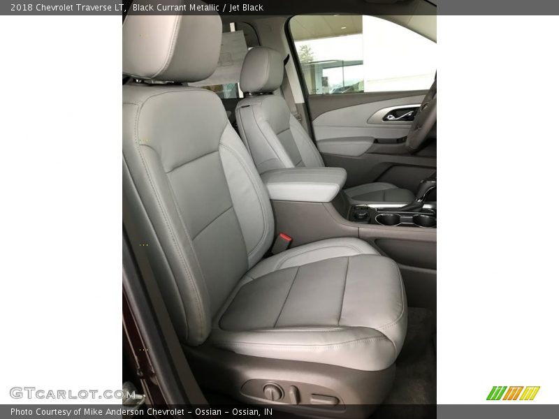 Black Currant Metallic / Jet Black 2018 Chevrolet Traverse LT